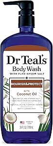 Dr. Teal's Epsom Salt Body Wash - Coconut Oil, 710Ml